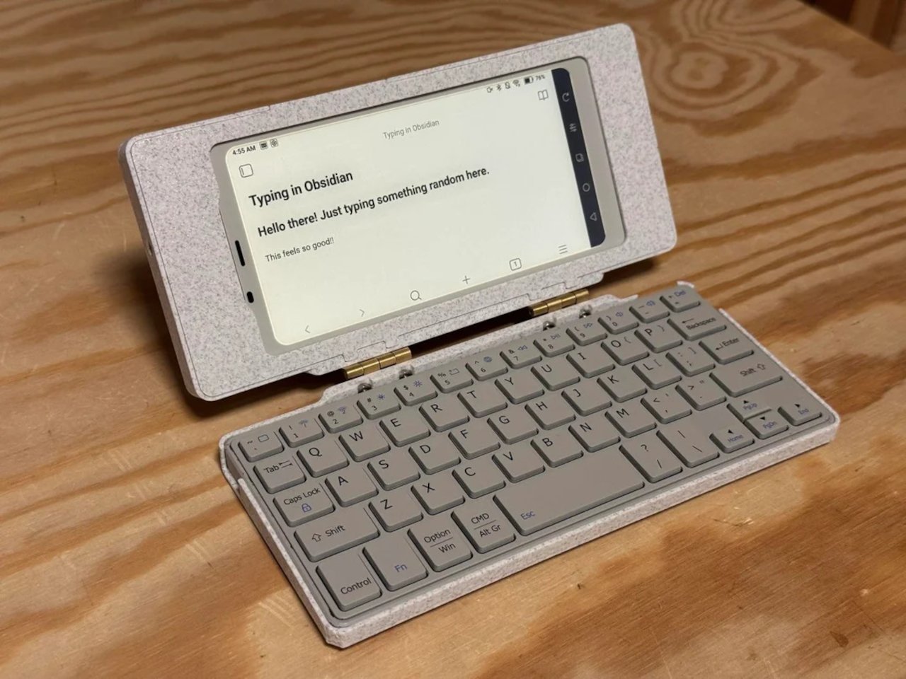 DIY 3D 프린팅 클램쉘로 BOOX Palma를 작은 노트북으로 변신