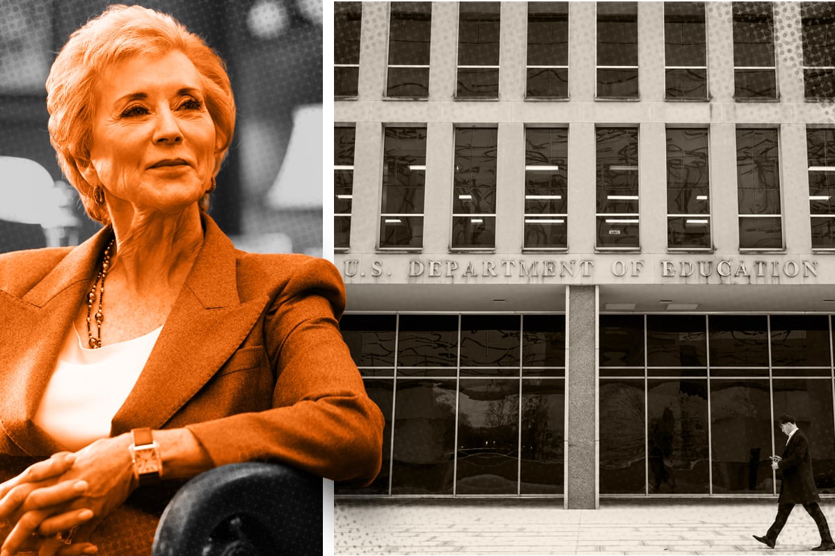 McMahon은 교육 부서를 더 많이 분리합니다