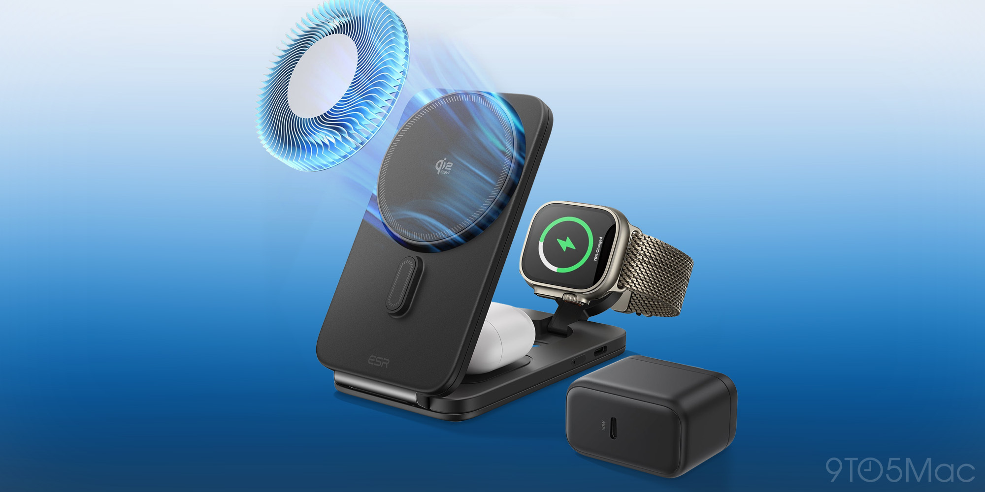 MagSafe 월요일: ESR CryoBoost 3-in-1 충전기는 Qi2.2 고속 문자를 제공하면서 iPhone을 시원하게 유지합니다