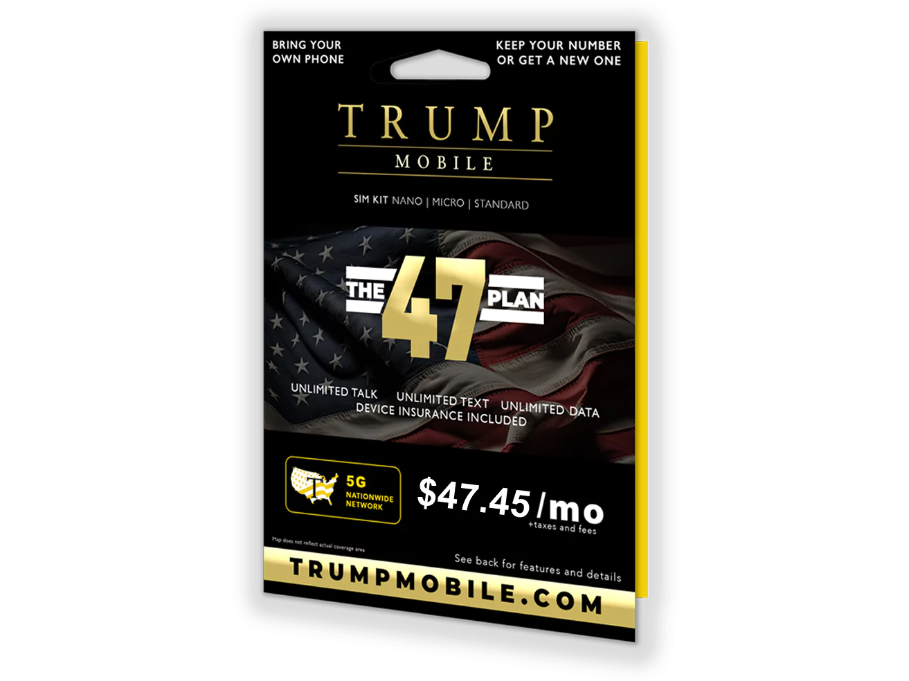 2주 전에 Trump Mobile에 가입했는데 아직 SIM이 없습니다