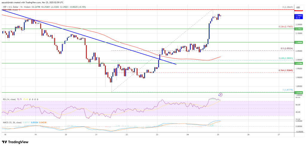 거래자들이 다시 랠리로 돌진하면서 XRP 가격이 10% 이상 급등