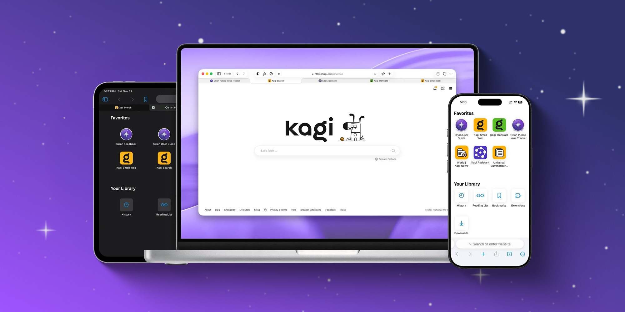 새로운 Mac 브라우저 Orion은 Apple의 속도, 개인 정보 보호 및 WebKit에서 영감을 받았습니다