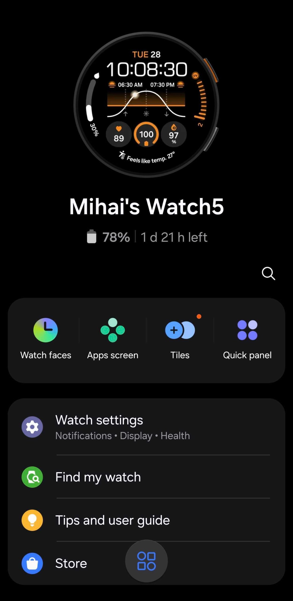 어디서나 음악을 감상하세요! 오프라인 청취를 위해 Galaxy Watch에 음악을 추가하세요