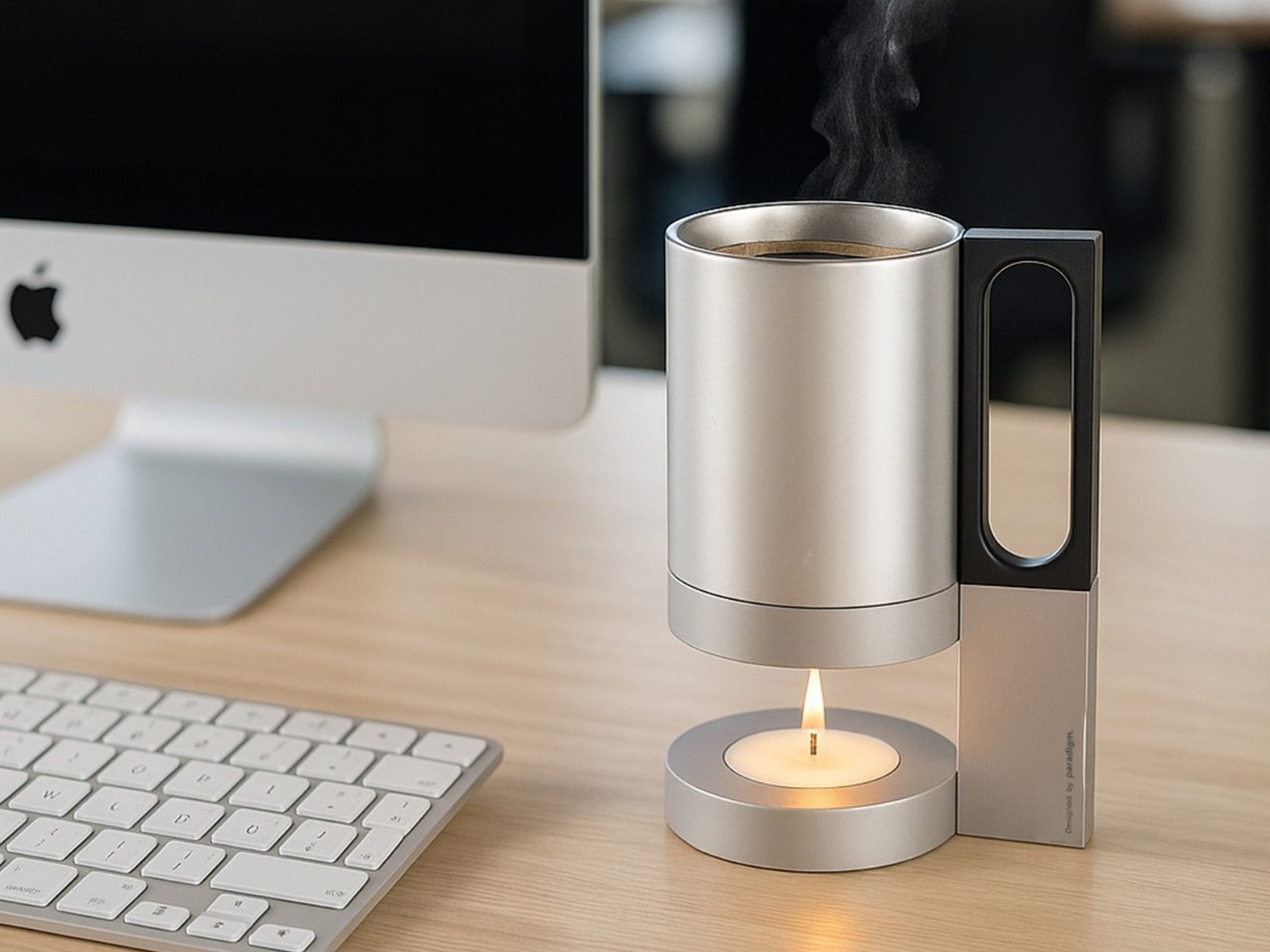 이 디자이너는 촛불 하나로 차가운 커피를 해결했습니다