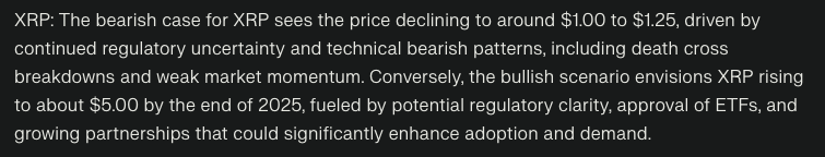 Perplexity AI는 암호화폐 가격 붕괴로 XRP, Solana, Dogecoin의 충격적인 가격을 예측합니다