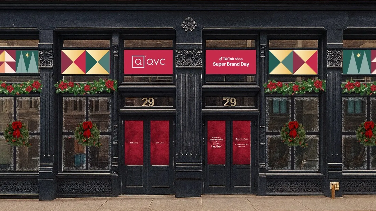 QVC, 뉴욕시에서 홀리데이 팝업 출시