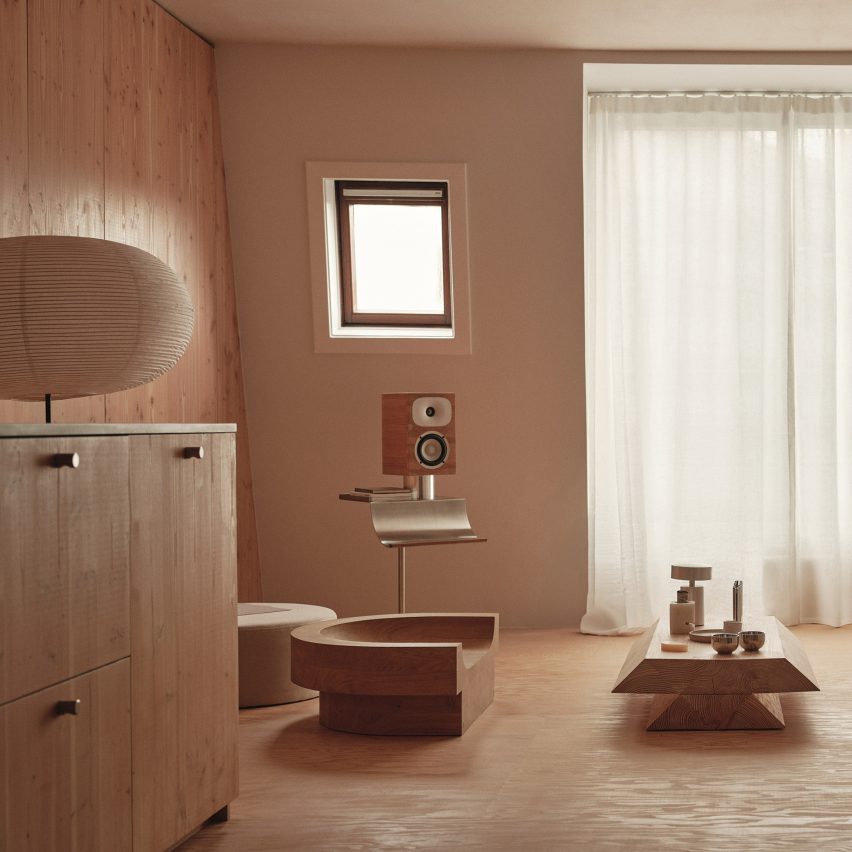 EBBA 창립자의 런던 전체 목재 아파트는 "살아있고 불완전한" 목재를 기념합니다