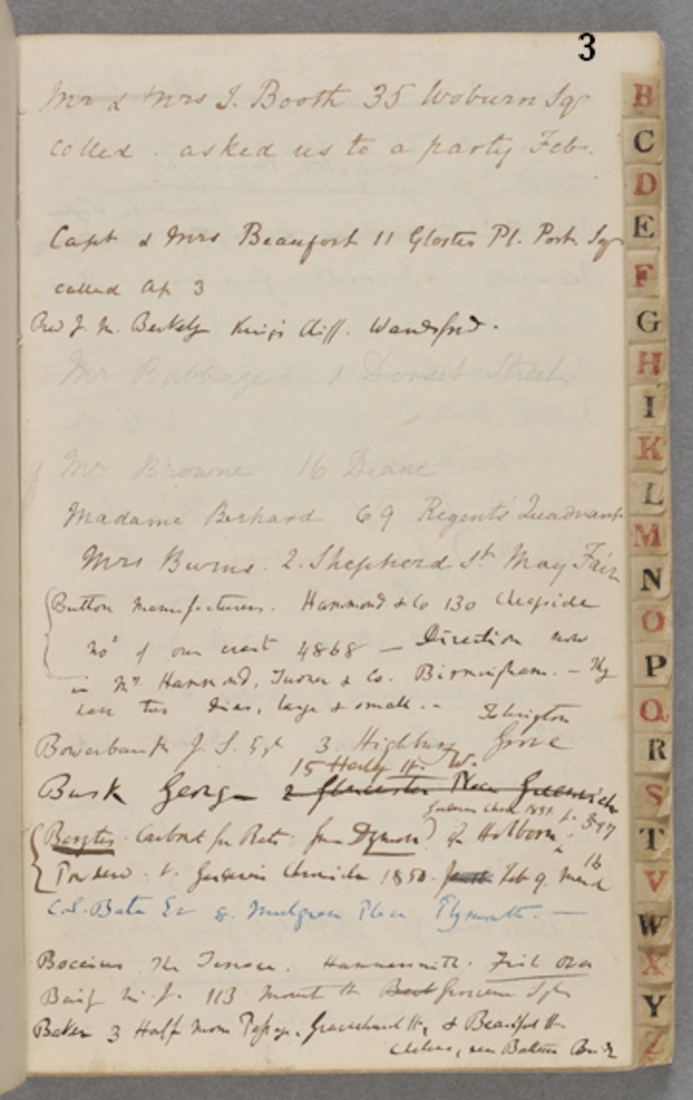 찰스 다윈의 디지털 주소록을 살펴보세요