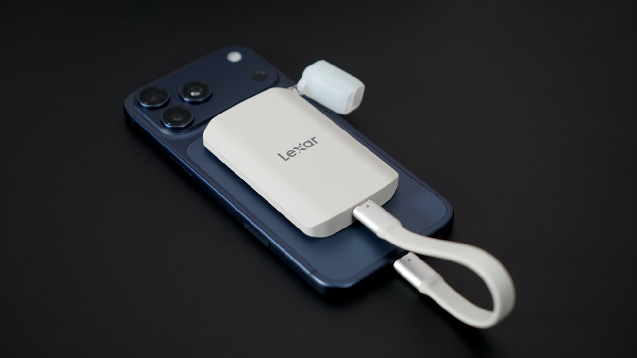 새로운 Lexar ES5 MagSafe 호환 SSD를 사용하여 iPhone에서 파일을 관리하고 4K ProRes RAW 비디오를 녹화하세요