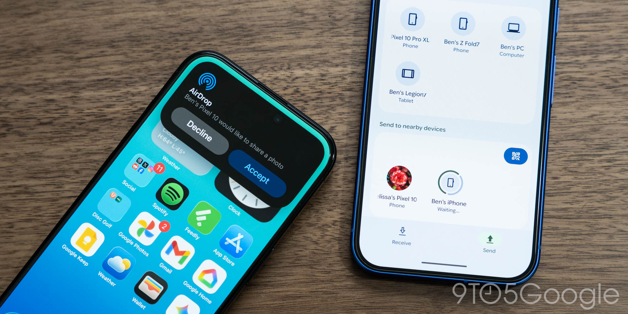 지금 Pixel 10에서 Quick Share의 새로운 iPhone AirDrop 지원을 받는 방법 [갤러리]