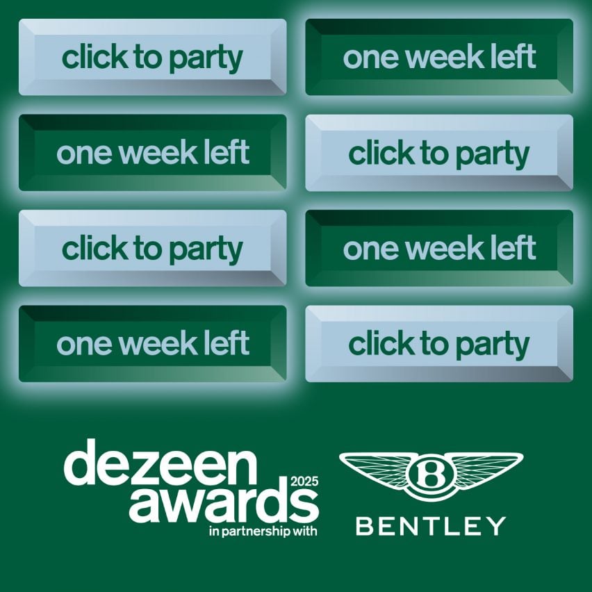 Dezeen Awards 2025 파티 티켓 예약 마지막 주