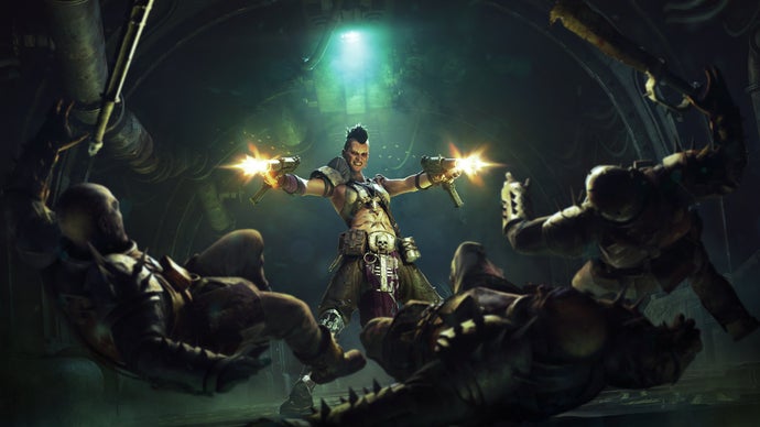 Darktide의 다음 새 클래스는 이중 무기를 휘두르는 악당입니다. 그는 마약이 효과가 있다고 생각하고 그냥