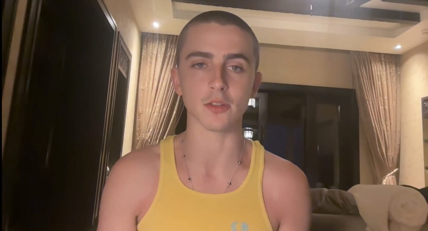 티모시 샬라메가 이번 영화는 절대 실패하면 안된다고 외치는 이유