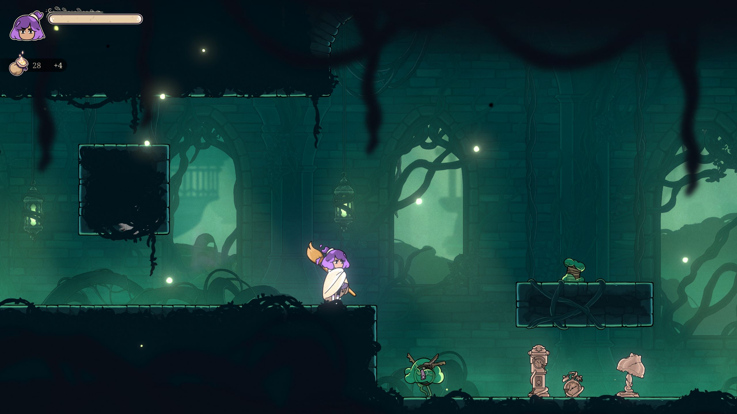 콘스탄스는 괴물이 뭔가 의미를 갖기를 원하는 메트로배니아입니다