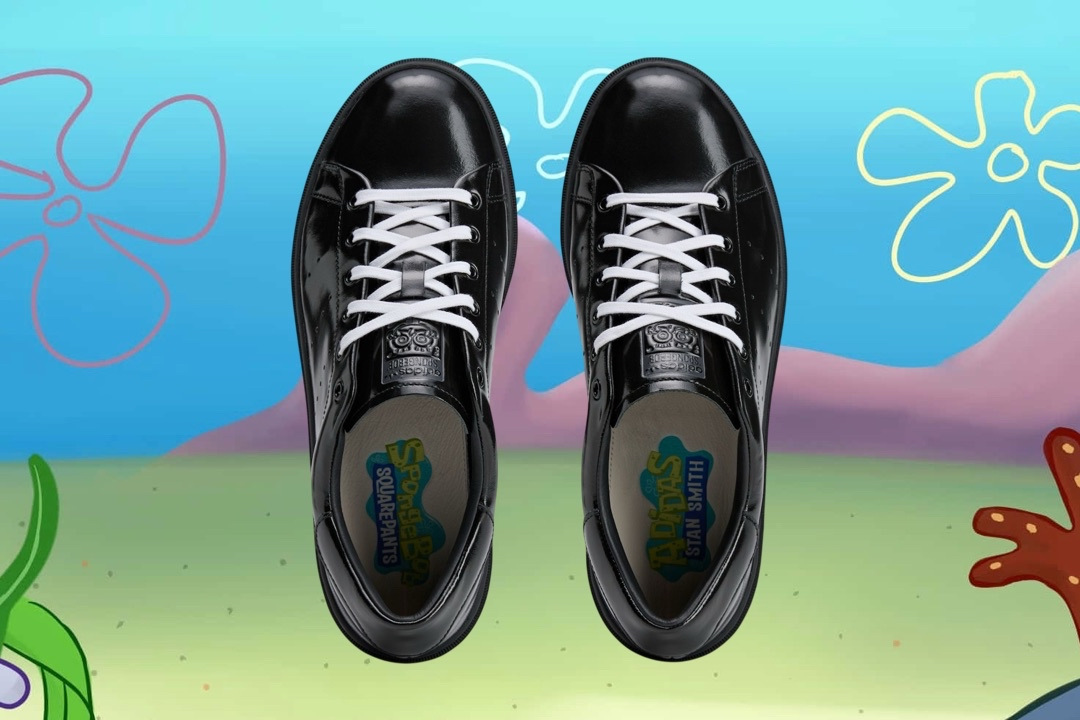 스폰지밥 네모바지 x 아디다스 스탠 스미스 프라이짓 “블랙”