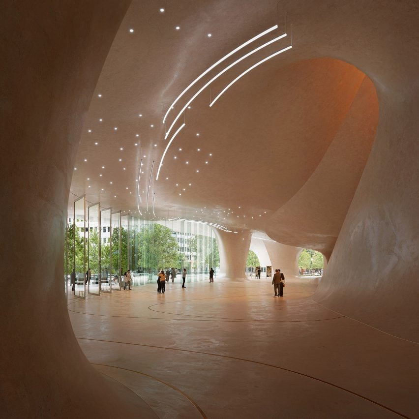 Snøhetta가 뒤셀도르프에 동굴 같은 오페라 하우스를 건설할 계획을 공개했습니다