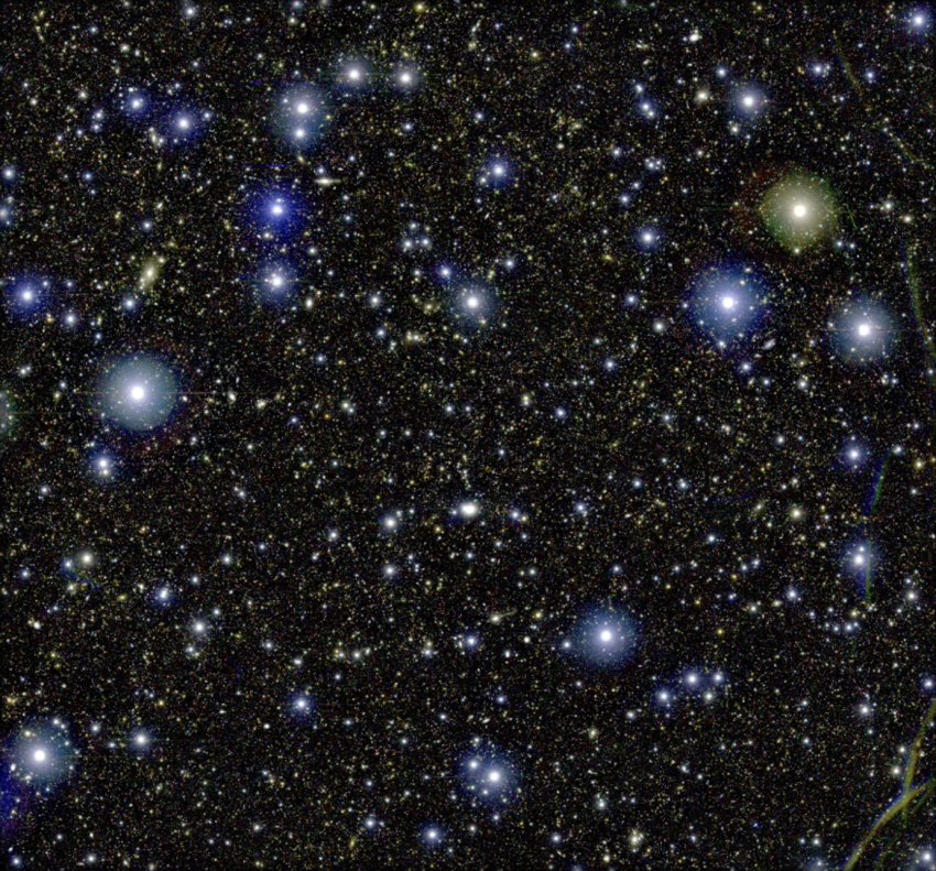 은하계는 혼잡한 환경에서 성장하기 위해 고군분투하고 있습니다