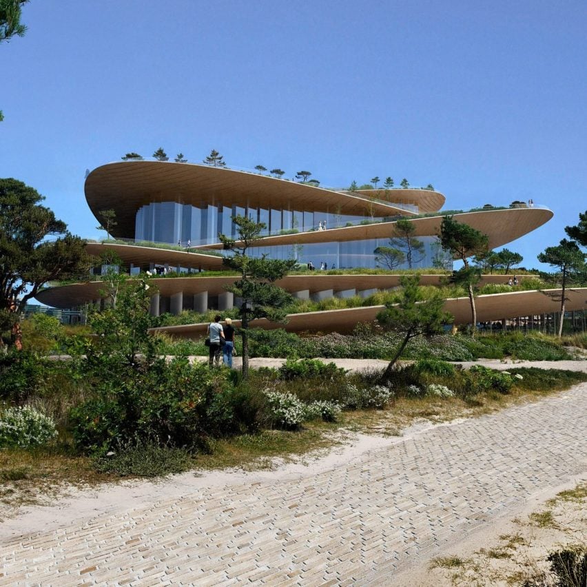 BIG는 함부르크 국립 오페라를 "동심 테라스의 풍경"으로 설계