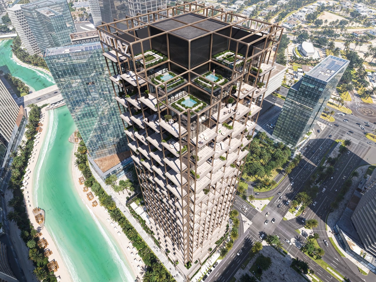 Zaha Hadid Architects의 심포니 타워, 아랍에미리트 전통을 두바이 스카이라인에 엮다