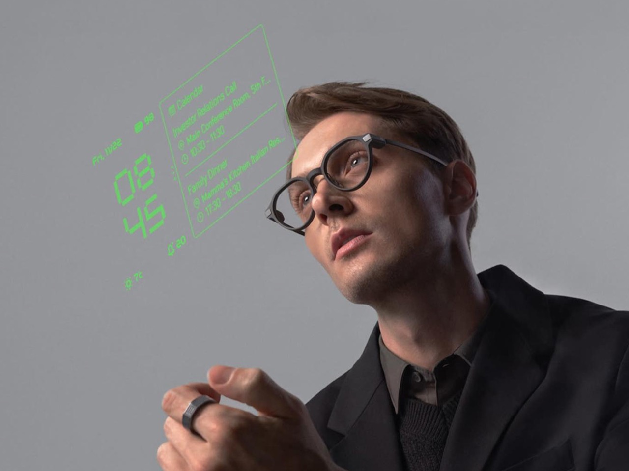 현실 G2도 스마트 안경의 가장 큰 문제를 해결했습니다… 링을 사용하여