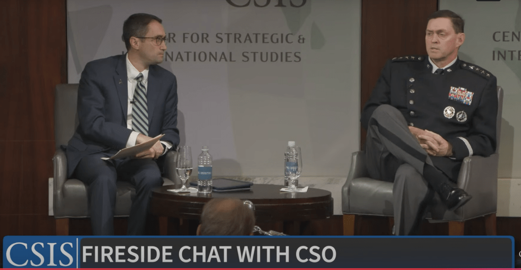 서비스에 필요한 것과 그 이유를 정의하기 위해 설정된 Space Force 로드맵