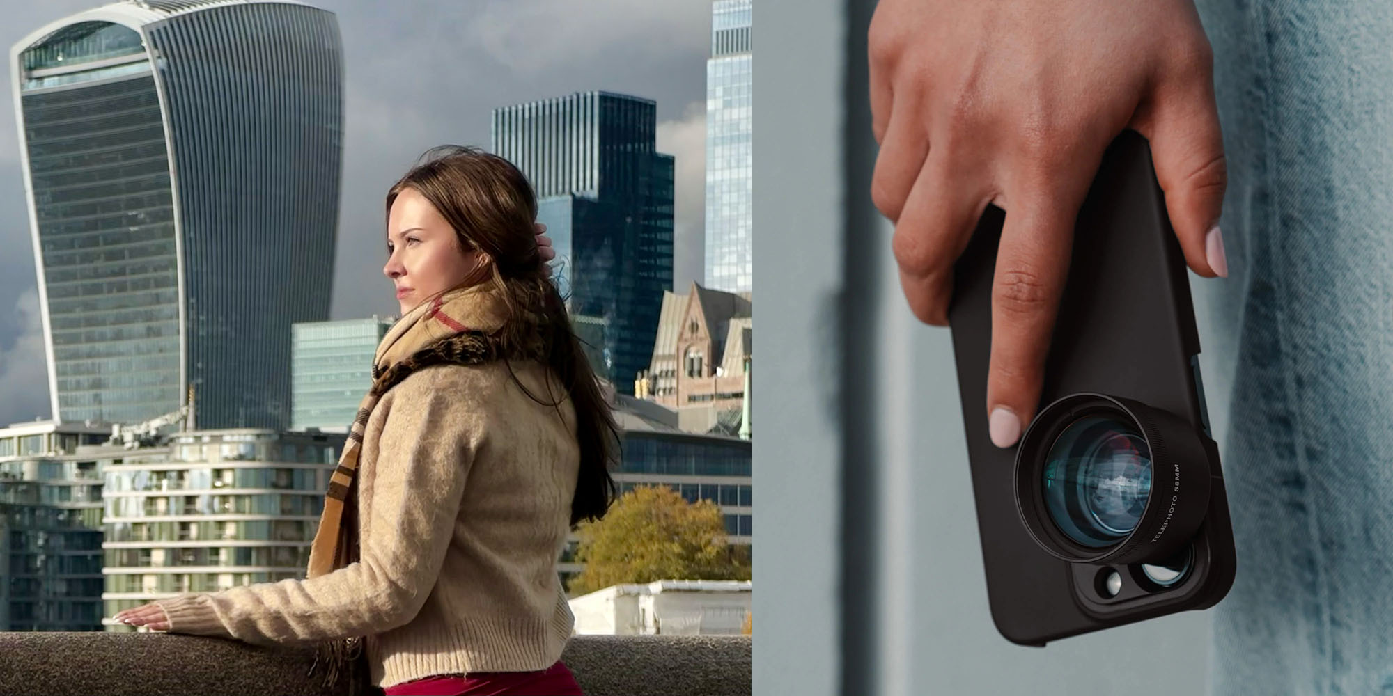 Sandmarc 2x 망원 렌즈는 iPhone 인물 사진에 적합합니다