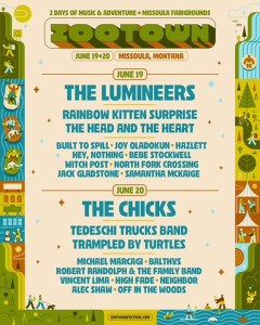 The Lumineers & The Chicks, 2026 Zootown Music Festival 헤드라인에 등장