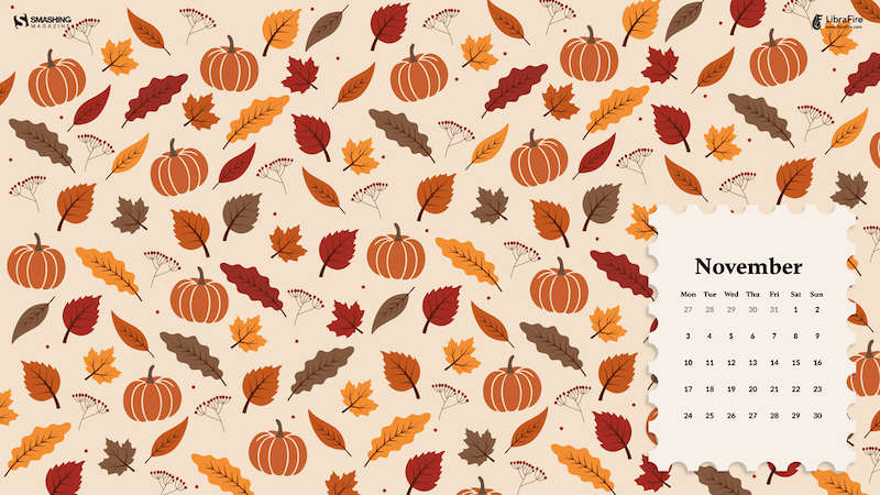 희미해지는 빛과 떨어지는 나뭇잎(2025년 11월 배경화면 에디션)