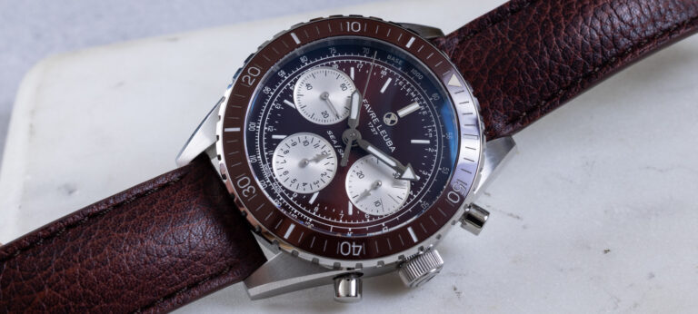 Favre Leuba Sea Sky Revival 리뷰: 브라운 컬러의 만족스러운 레트로 하이브리드 스포츠 시계