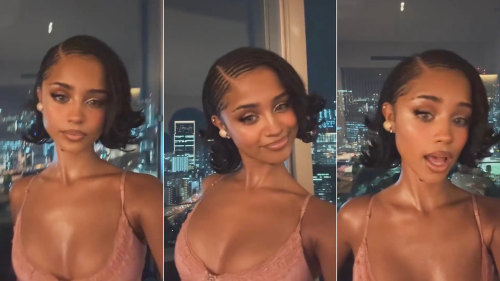 Tyla의 미니드레스 사진과 섹시한 포즈로 유혹을 극대화하세요