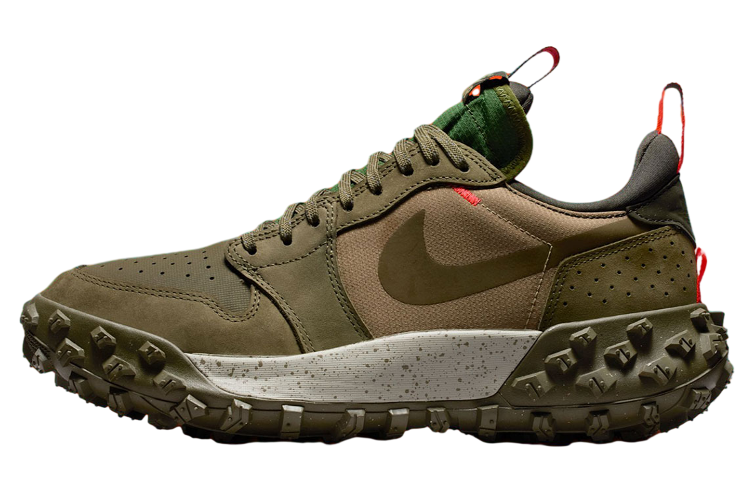 에어 조던 1 로우 엘리먼트 미디엄 올리브 / 토탈 크림슨