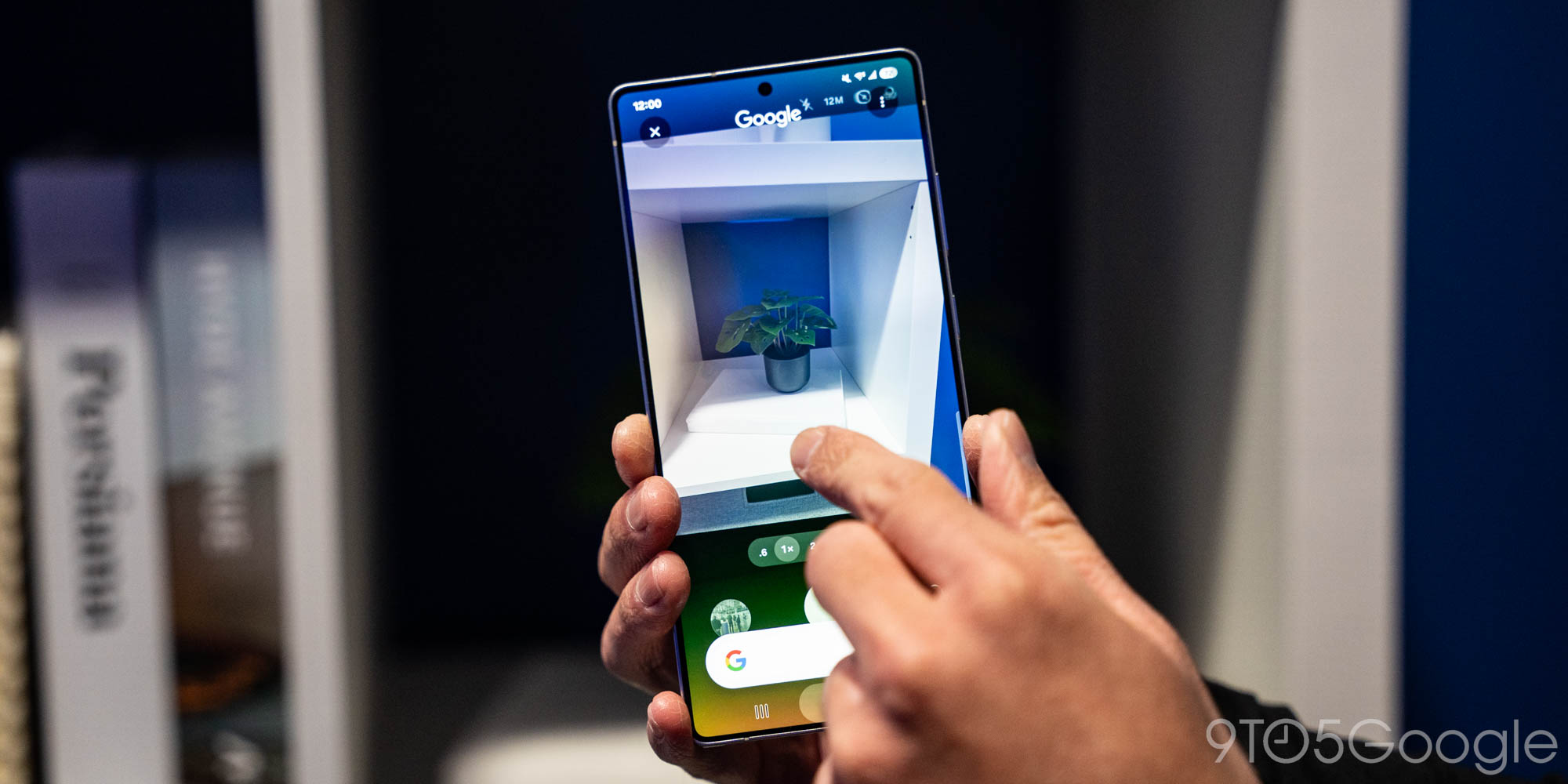 하단 검색 표시줄을 사용하여 AI 모드로 전환하여 후속 조치를 검색하려면 원