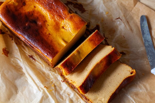 호박 바스크 치즈케이크